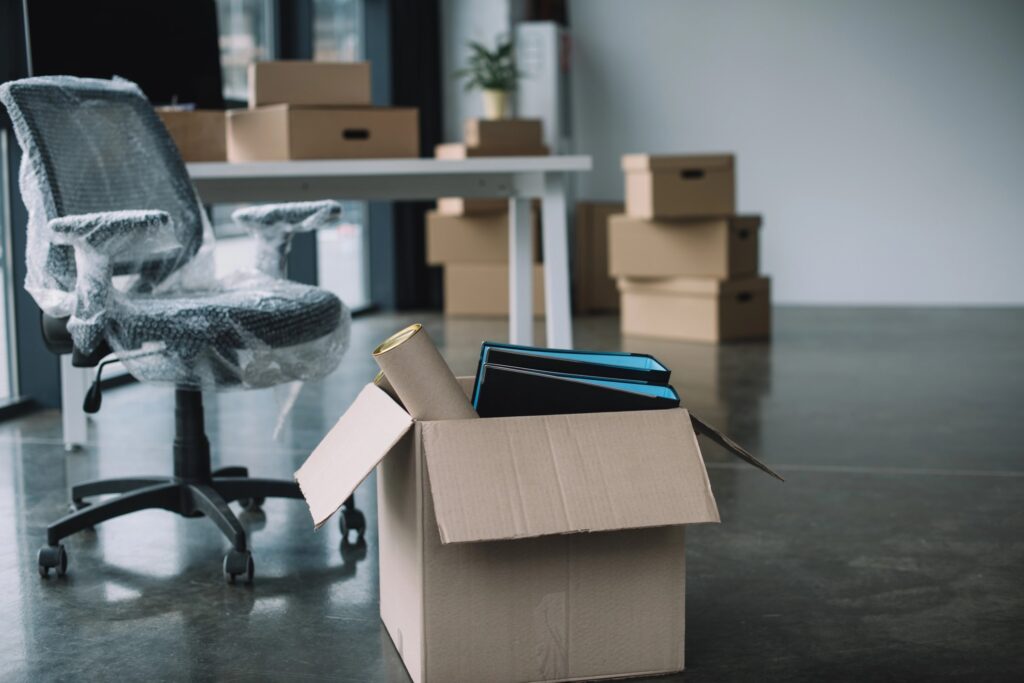 Office moving preparation